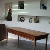 Ensemble table de ferme et 6 chaises Mouettes de Baumann