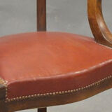 Louis Philippe leather office chair