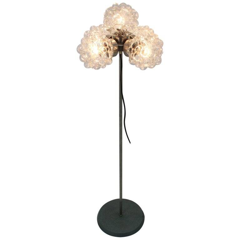 Mid-Century Modern Sputnik Style Art Glass Floor Lamp, 1970s