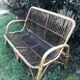 Banquette bambou vintage