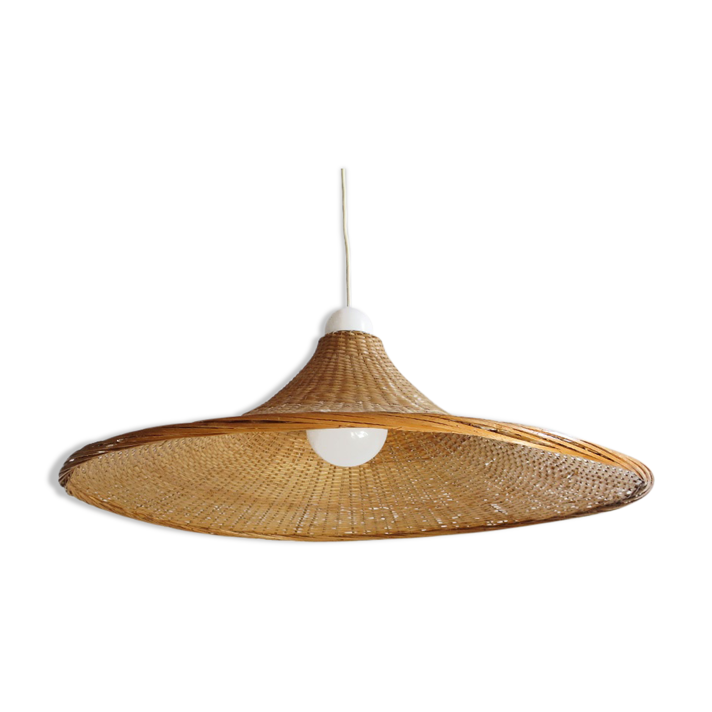 Rattan hanging Hat shape