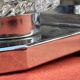 Pair of Vintage Mid-century Wall Sconces 1960s Chrome and Glass