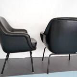 Pair of Olli Mannermaa Armchairs by Cassina, Italy, 1960s