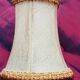 Table lamp in spelter and onyx