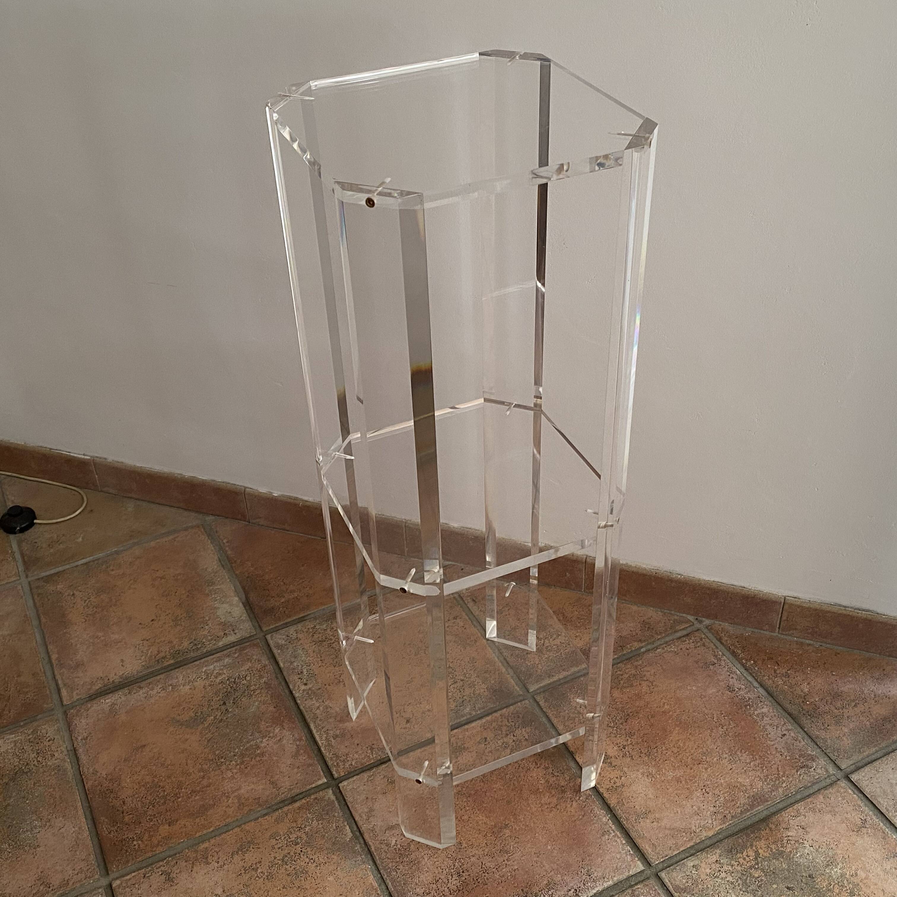 Console Salsa par David Lange 1980. 90x30x30.