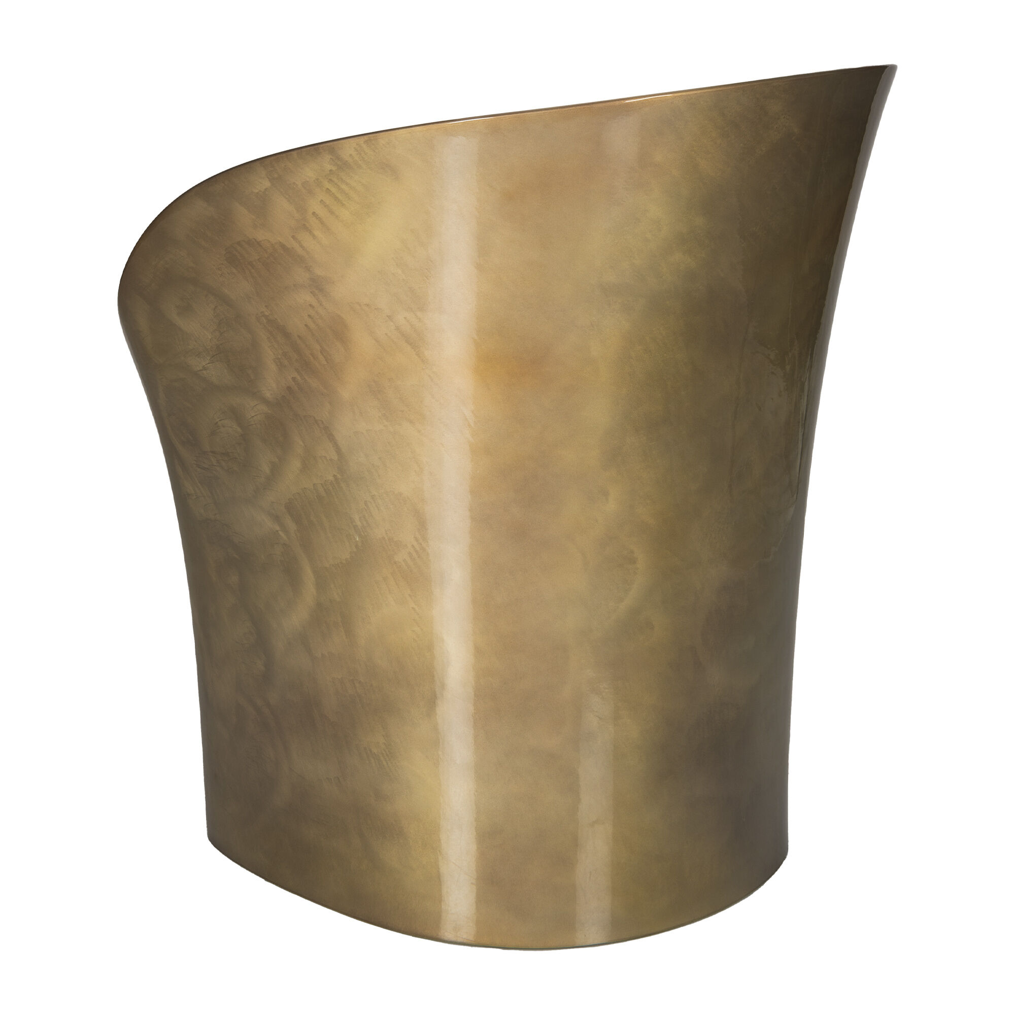 Gold Metallic Moon Armchair by Tokujin Yoshika for Moroso