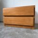 Regain bedside table in solid elm