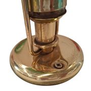 Set di 5 Lampade Vintage stile Nautico – Ottone e Vetro Colorato – 23cm