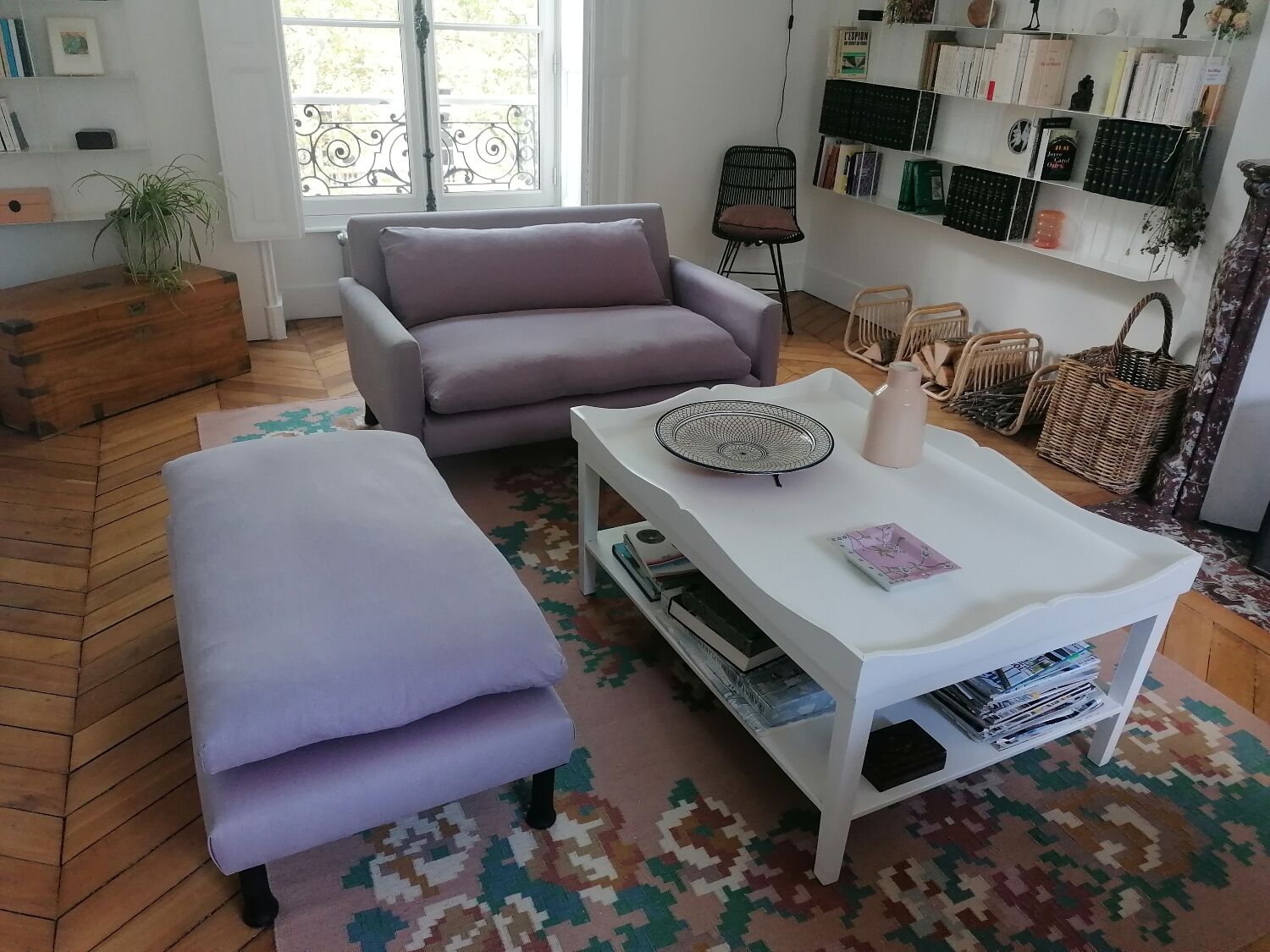 Caravan Mira sofa and ottoman