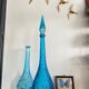 Carafe Empoli bleue turquoise