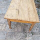 Table basse de ferme en bois
