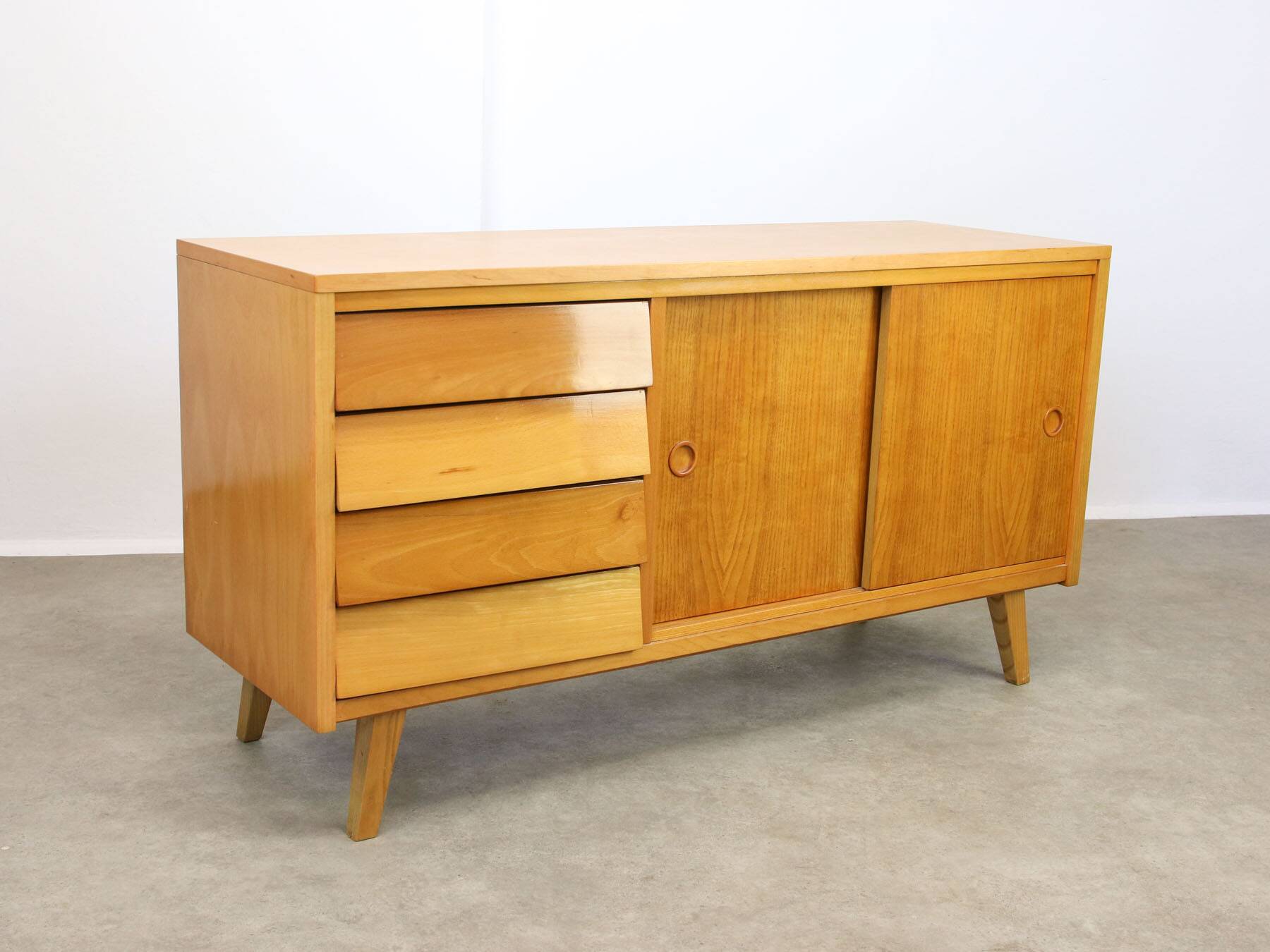 Mid-Century Italian Wooden Sideboard, 1950s