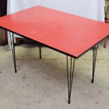 Table de cuisine formica ,pieds eiffel