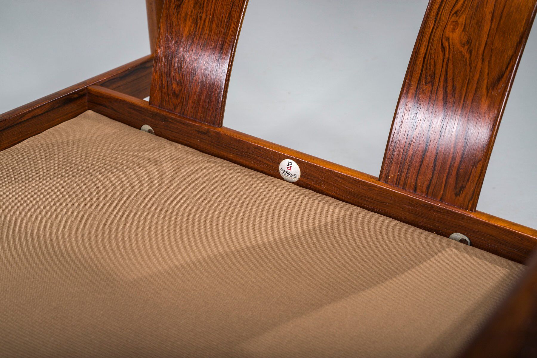 Set of Model 118 armchairs in rosewood by Grete Jalk for France & Son, 1960s