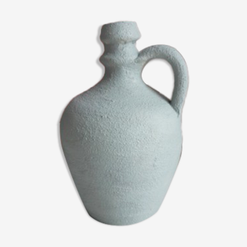 Carafe effet terre cuite grise pastel