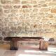 Century-old solid oak bench