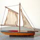 Giraud Sauveur brand half-deep hull basin sailing barge.