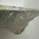 Lucite wall console table with mirror , 1970s