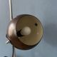 Lampadaire globe oculaire marron de style spatial du milieu du siècle