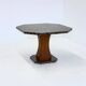 Art Deco dining table with octagonal granite top