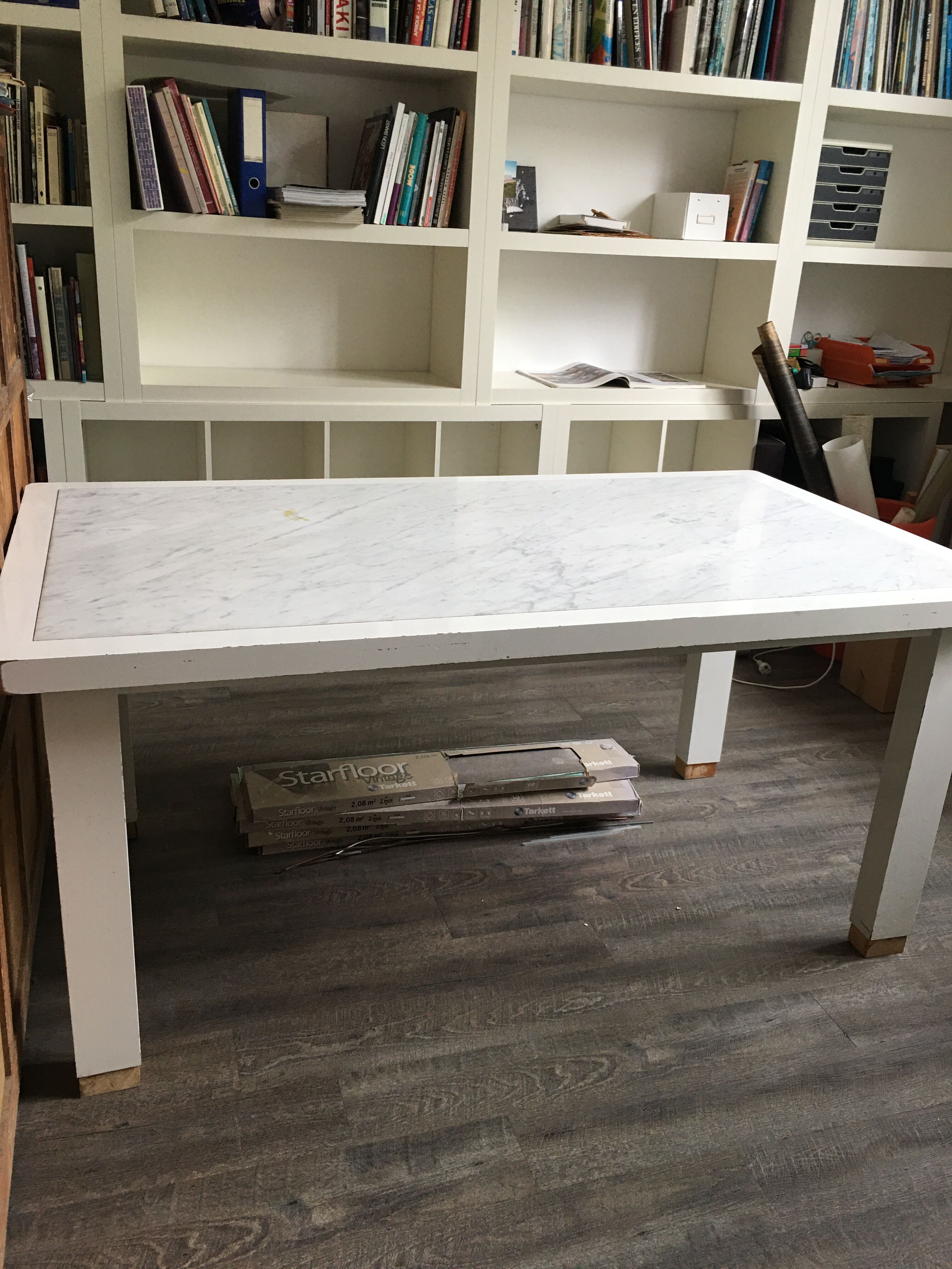 White marble dining table india mahdavi