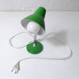 Vintage green metal adjustable desk lamp