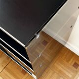 Étagère sur pied, meuble HI-FI en plexiglas