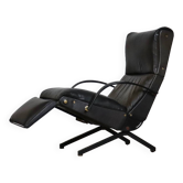 P40 Lounge Chair By Osvaldo Borsani For Tecno In Original Leather, Italy 1960s