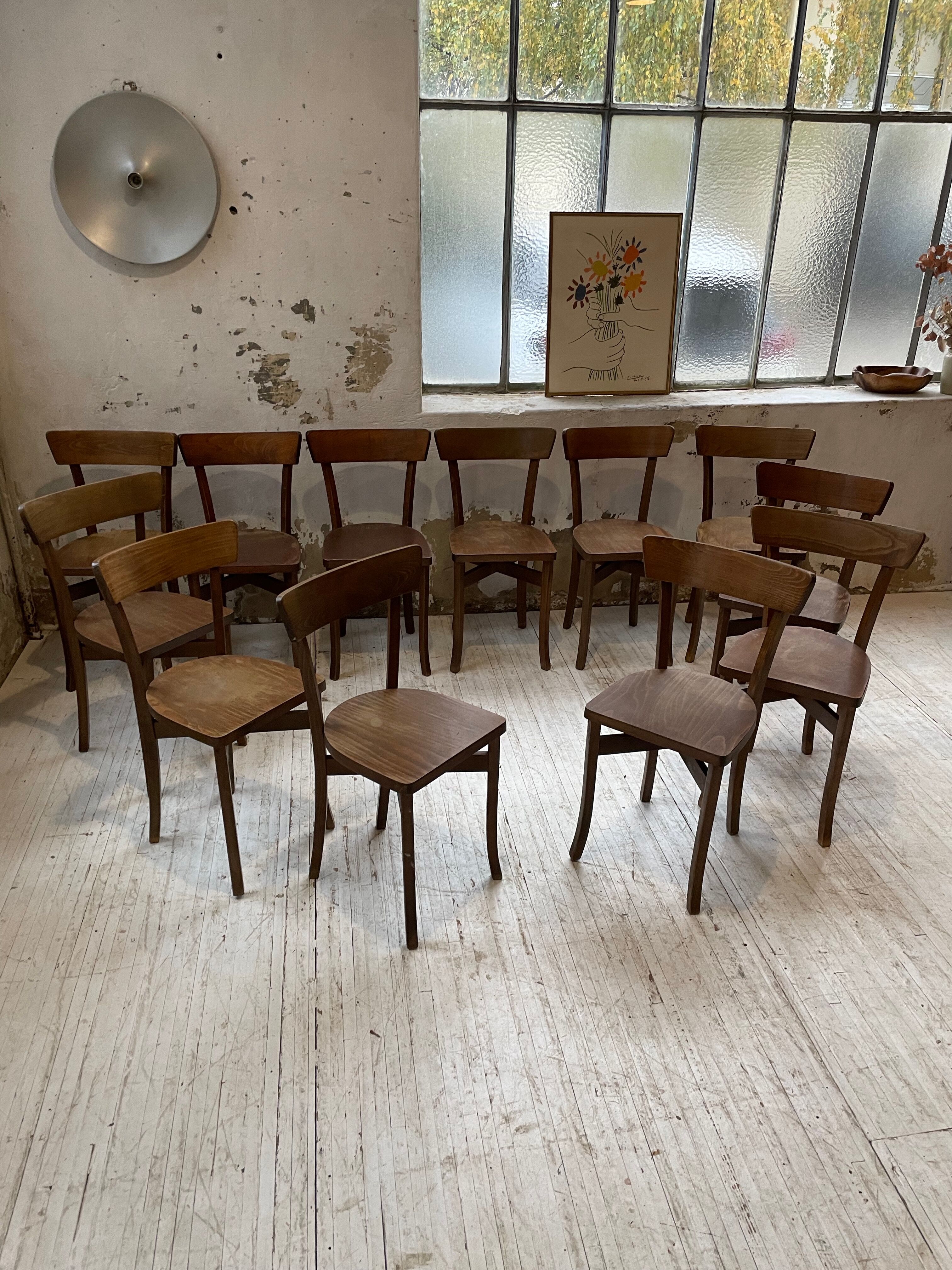 12 Baumann bistro chairs