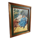 Oil painting on canvas, signed Hidalgo 1994, 46x58cm with frame.