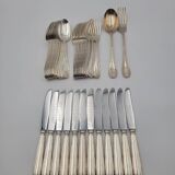 Ravinet d'Enfer silver plated cutlery set 38 pieces
