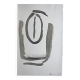 Lithographie originale signée au crayon, Bram van Velde, sans titre, 1975