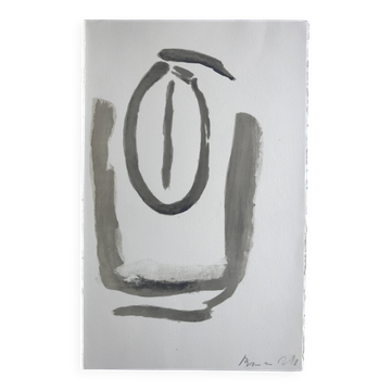 Bram VAN VELDE, Untitled, 1975. Original lithograph signed in pencil