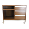 Storage furniture, chrome wood and feet