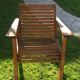Post-war wooden removable chair