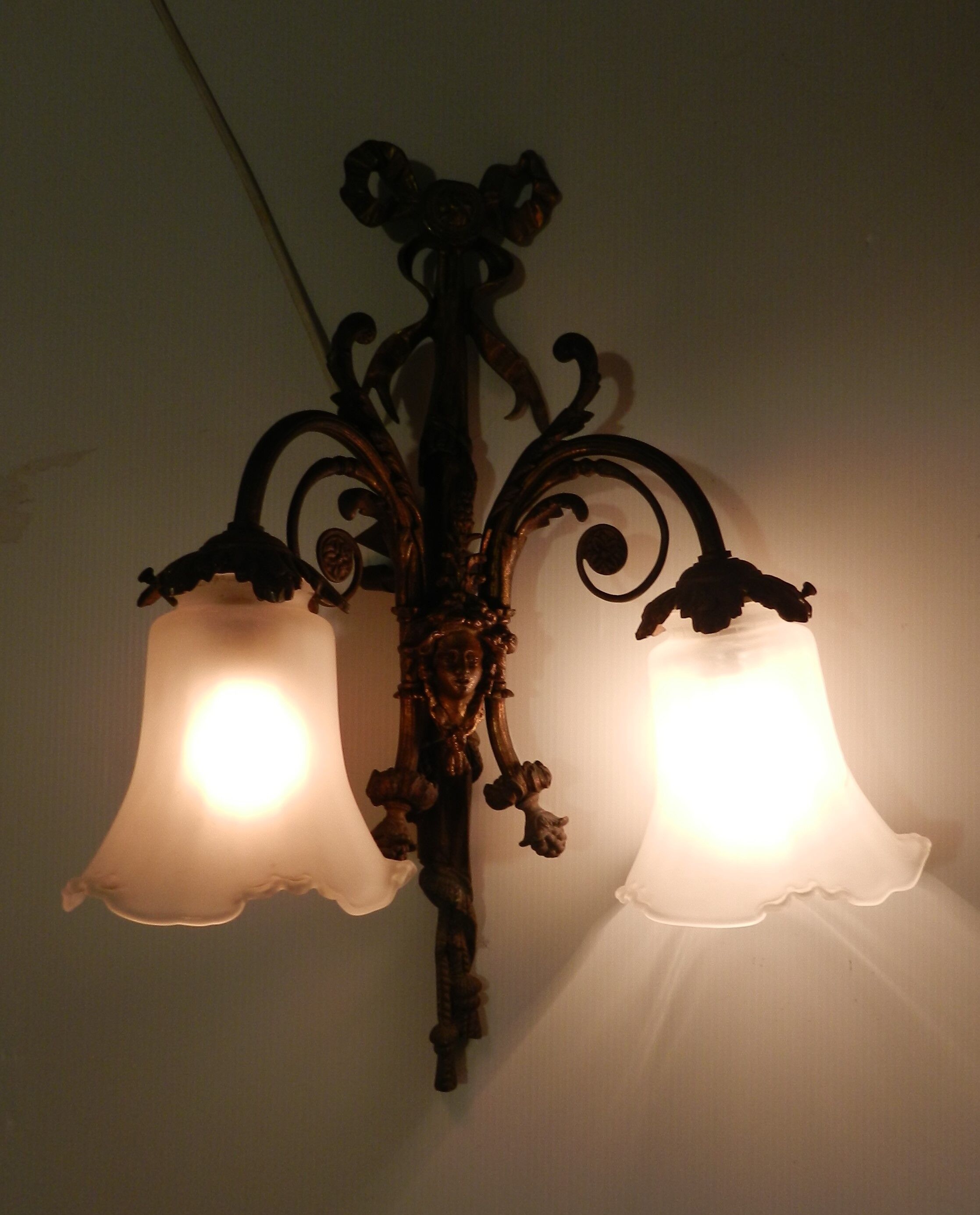 Sconce bronze knot Louis XV