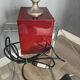 Lamp by Philippe Barbier Vintage 1970s France Burgundy Color