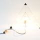 Vintage Tetrahedron table lamp by Frans van Nieuwenborg - Martijn Wegman for Indoor