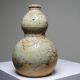 Small double sake flask, Japanese ceramic, Iga, vintage/old collection