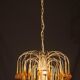 Marilyn Monroe, Orange Murano Glass Flowers Drops Chandelier, 1970s