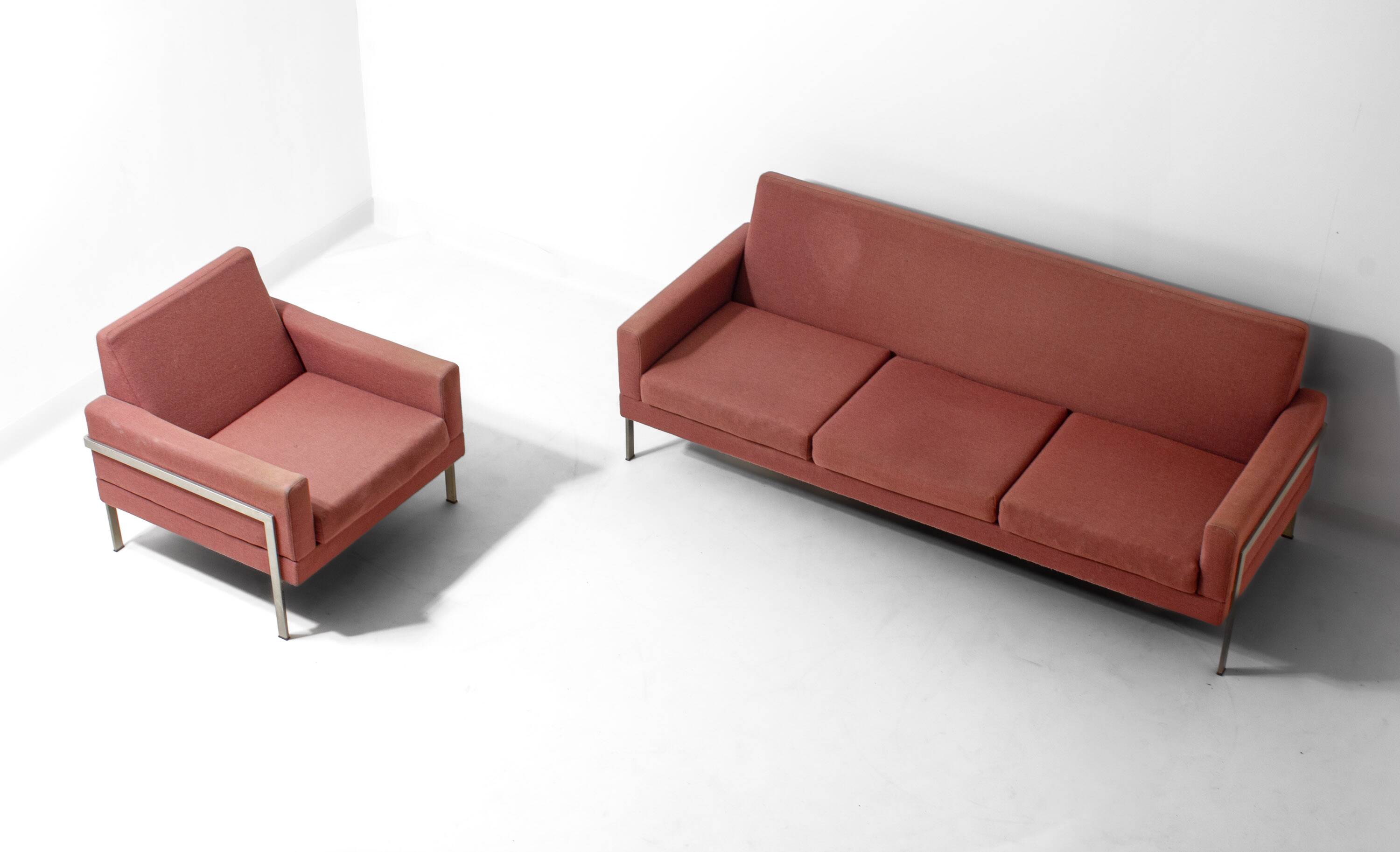 Canapé 3 places Gelderland vintage minimaliste, années 1960