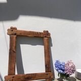 Brutalist wooden frame