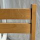 Vintage pine chair, old ski resort furniture