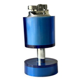 Vintage SAROME Japan Table lighter in Blue Plastic