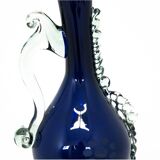 Pichet en cristal bleu