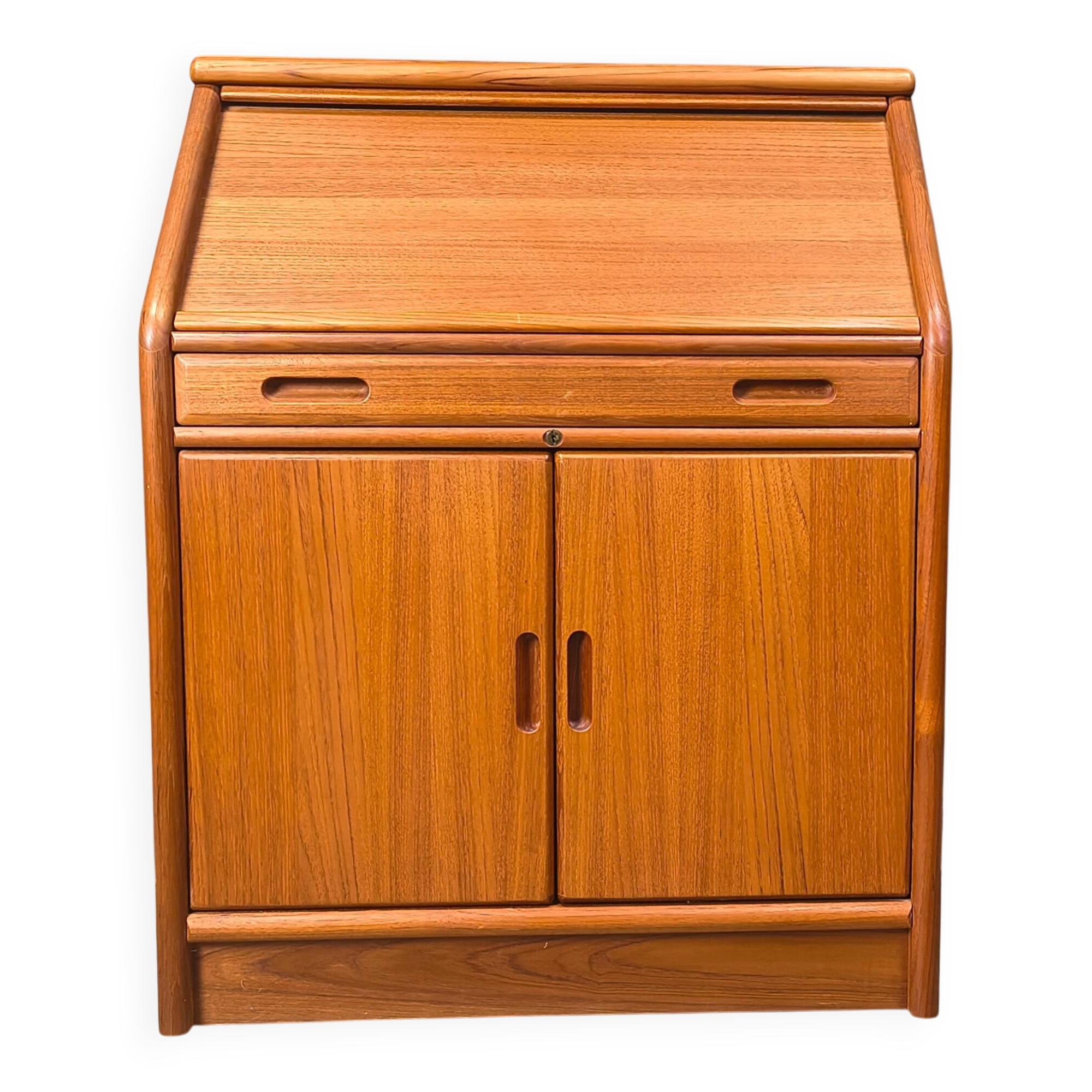Teak secretaire by Dyrlund, Denmark, 1960s