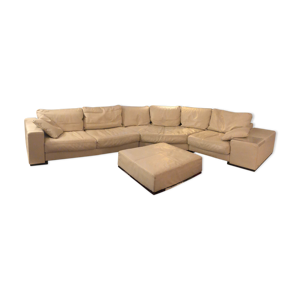 Canapé d’angle cuir