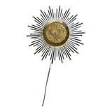 Star/Sun wall lamp made of brass and iron 40cm