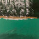 Oil on canvas waterfall