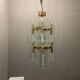 Mid-century architectural chandelier sciolari